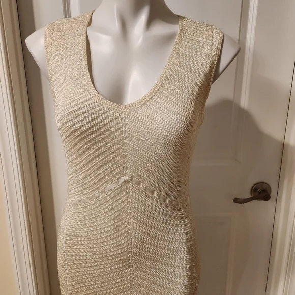 Kroshetta by Papillon Medium crochet cream dress - Picture 3 of 9
